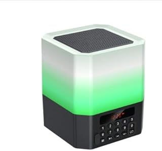 Yinuoday 6-in-1 Night Light with Speaker Digital Clock Sensor Bedside Lamp1 clock speaker speaker clock night light speaker clock speaker speaker clock clock speaker clodside with speaker se