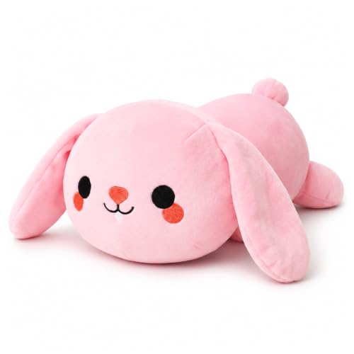 Image of TOYSYM Weighted Stuffed Animals, 1.6 lbs Bunny Stuffed Animal with Weighted Beads, Cute Plush Toy Pillow Gifts for Adults Kids Boys Girls