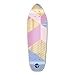 Yocaher Geometric Series Skateboard Longboard Mini Cruiser Deck Only â€“ Geometric Purple