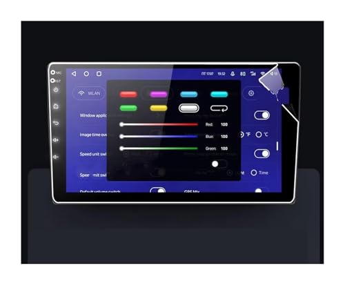 Film protection d'écran navigation GPS 2 DIN 9 pouces 229 x 129 mm