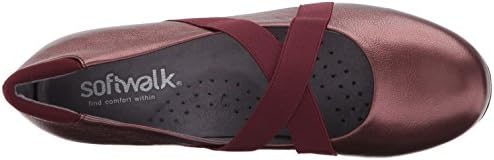 Softwalk Women's Waverly Mary Jane Flat,burgundy,10 M US | Image 4