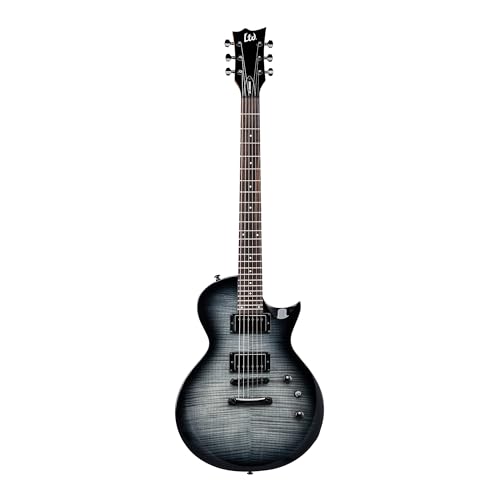ESP LTD EC200DX - Guitarra eléctrica FM, ráfaga de carbón