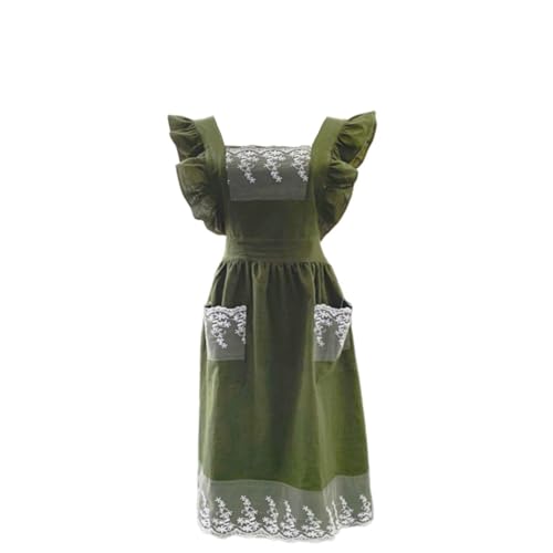 CHAILIQIANGG leisi women apron (green)