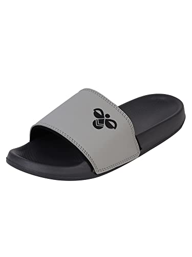 Image of hummel CLASSIC BEE WOMEN SLIDERS Comfortable Cushioned Sole Arch Support Durable Lightweight Flexible Trendy Style Flip flops and Slippers Slides for Women Daily use Chappal
