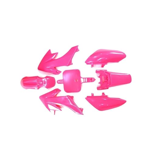 Carénage plastique rose flexible pour garde-boue arrière et latéral de réplique CRF50