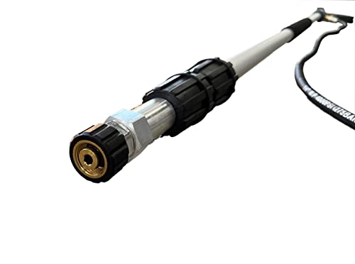 Ar Annovi Reverberi, Artel-18C Pressure Washer Telescoping Lance & Connection Accessories. 4000 Max Psi, 7 Max Gpm, 18 Foot Extension, Metal Lance, Aluminum Base, Quick Connect Attachments #TOP7