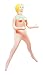 SMIFFYS Bambola gonfiabile, donna, 140cm/55in