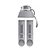 Dafi Wasserflaschenfilter 2er-Pack und Flaschenverschluss | Made in Europe | BPA-freier Wasserfilter | Grau