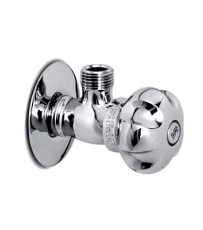 JAL Jalangi Angle Stop Cock Without Flange 15mm Faucet | Bathroom Taps | Durable & Reliable Premium Material | Stainless Steel Faucet with Chrome Finish | Anti Rust 2548K