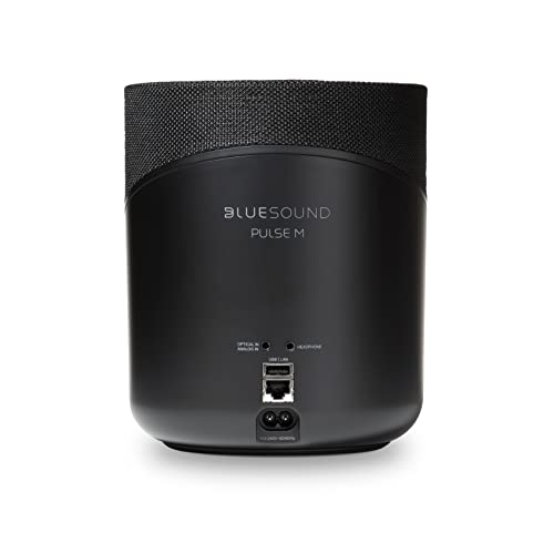 Image of Bluesound Pulse M Omni-Hybrid Wireless Music Streaming Speaker with Bluetooth - Black - Compatible with Alexa and Siri