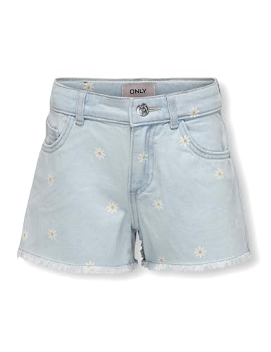 Short en jean fille Only KOGROBYN bleu clair ample 7 ans