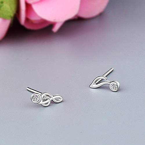 Meixao - Orecchini a lobo, in argento Sterling