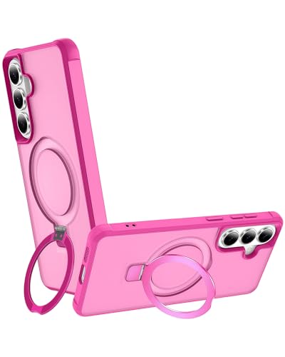 Coque Samsung S26 rigide translucide fushia haute résistance