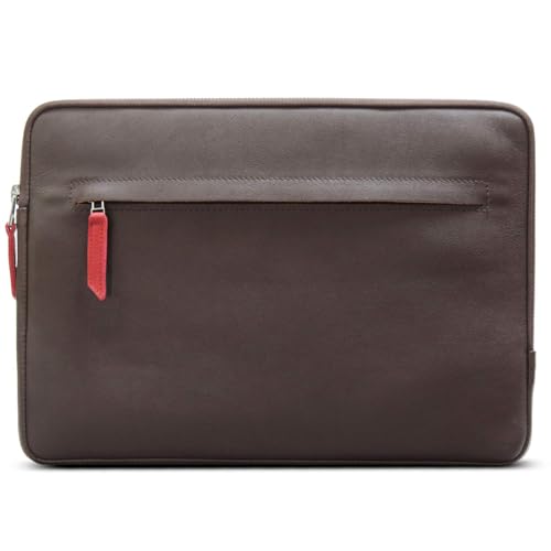 Funda iPad Pro 13 cuero marrón oscuro para tableta Apple iPad Air 13 y 12.9 Angus Pack & Smooch