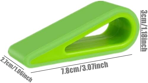 NA 4 Pcs Laptop Stands Computer Notebook Keyboard Stands, Compact and Lightweight Anti-Slip Silicone Kickstand Portable Desk Risers for Home Office Daily Using(Black Green)
