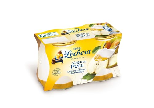 La Lechera Yogur bicapa con Pera, 2 x 125 g