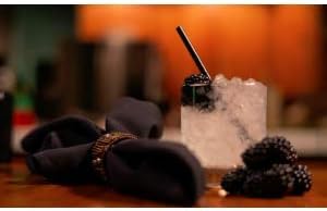 Black, Unwrapped Cocktail Stirrer 5.75". Can Stand up to Liquid Without Getting Mushy. Made from Certified Approved Paper for Direct Food Contact. Size: 5.75" = Length & .25" = Width. 12,800 Stirrers