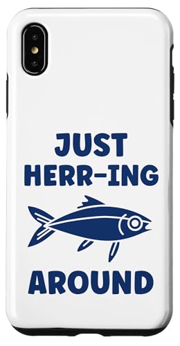 Small Cute Herrings Simple Minimalist Fish just Herring X}zP[X iPhone XS Max p