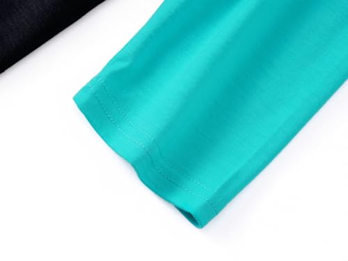 Topgal Boys Girls Pajamas Long Sleeve Sleepwear Trendy Navy Face Tie Dye Checkered 2-Piece PJs Set Comfy Big Kid Size 6-184