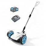 swift 40V 22cm Cordless Brushless Small Lawnmower, Lightweight and Compact, with Super-Mulching blade (Battery & Fast Charger Included)