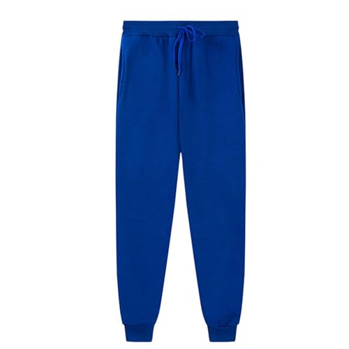 Pantalones de chándal para niños, pantalones de estilo invernal para niñas, pantalones largos deportivos elásticos para niños, pantalones para niños, azul, 12-13 años