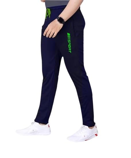 malakar Track Pants for Men || Activewear Pants || Men’s Joggers Polyester with 2 Side Pockets Casual Trousers Stretchable (Sports | Gym | Yoga) (New Green Sport)-picture-20