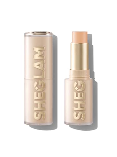 SHEGLAM Skin Magnet High Coverage Foundation Stick Longwear Medium Face Makeup for All Skin Types-Fair