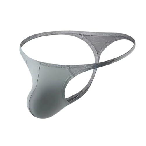 Men's G-String Seamless Thong Low Rise Underwear Green/Blue/Red 3 Pack4