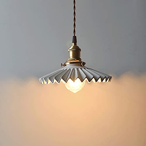 Lustre plissé ajustable E27 fini les éclairages agressifs au salon - 7