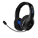 Produktbild PDP Gaming LVL50 drahtlos Kopfhörer mit Mic für or PlayStation, PS4, PS5 - PC, Laptop Compatible - Noise Cancelling Microphone, Bass Boost, Lightweight, Soft Komfort Over Ear Kopfhörer - Schwarz
