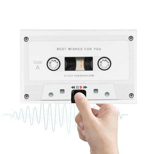 Otutefo Voice Recordable Greeting Card - 60s Message Recorder Cassettes Talking Card with Adhensive for Grandparents Mom Dad - Voice Gift for Birthday Mothers Day Christmas