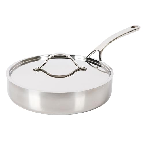 Bloomhouse 25,4 cm Edelstahlpfanne mit Deckel