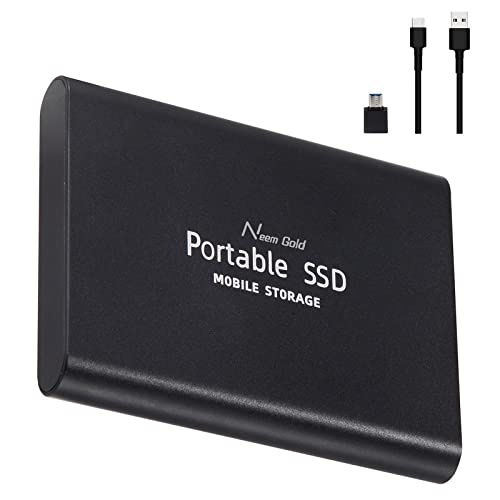 Image of SSD USB 3.1 External Solid State Drives Hard Disk for PC Laptop 2TB Red (500GB Black)
