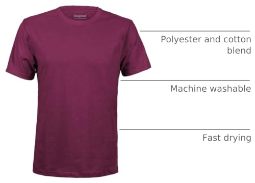 Image of Kingsted T-Shirts for Men Pack - Royally Comfortable - Super Soft Premium Fabric - Well-Crafted Classic Tee