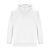 Yolimok Classic Hoodies for Men, Drawstring Hooded Collar Plain Color Mens Hoodies Fleece Sweatshirts with Pocket Ribbed Cuff Long Sleeve Sweatshirts Dating Office Travel Trendy Workout White #5