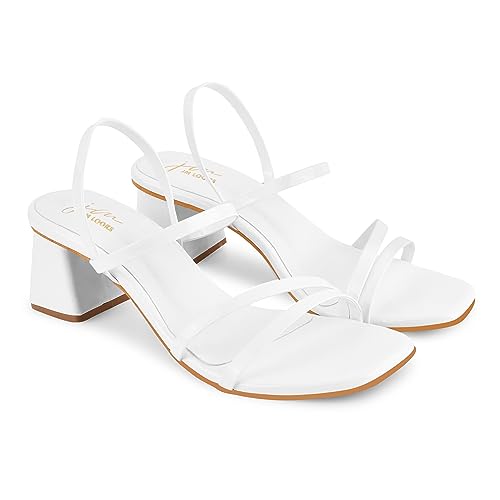 Image of JM LOOKS Fashion Women Stylish Casual Block Heel Sandal Fancy Solid Comfortable Sole For Womens & Girls