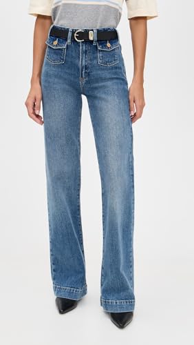 PAIGE Women's Leenah Jeans with Mini Patch Pockets2