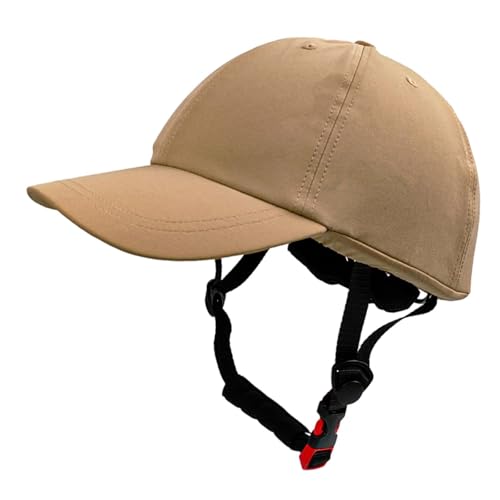 QSTDGVPW Casque de Vélo Chapeau avec Sangle Réglable Casquette de Baseball Respirante Amortissant Chapeau D'Été Fonctionnel pour Femmes Adapté Au...
