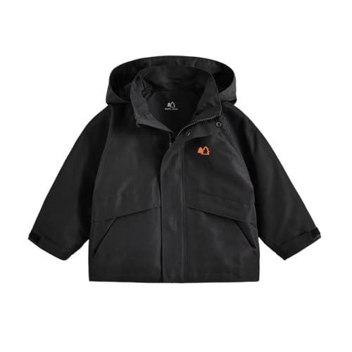 marc & janie Boys Urban Outdoor Loose Hooded Rush Jacket Soft Outerwear Tops 250095 - Main Image