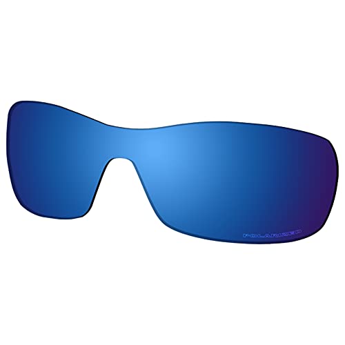Saucer Lentes De Repuesto Prémium Para Gafas De Sol Oakley Antix Oo9077, Azul Medianoche Polarizado, Talla Única Saucer Lentes De Repuesto Prémium Para Gafas De Sol Oakley Antix Oo9077, Azul Medianoche Polarizado, Talla Única