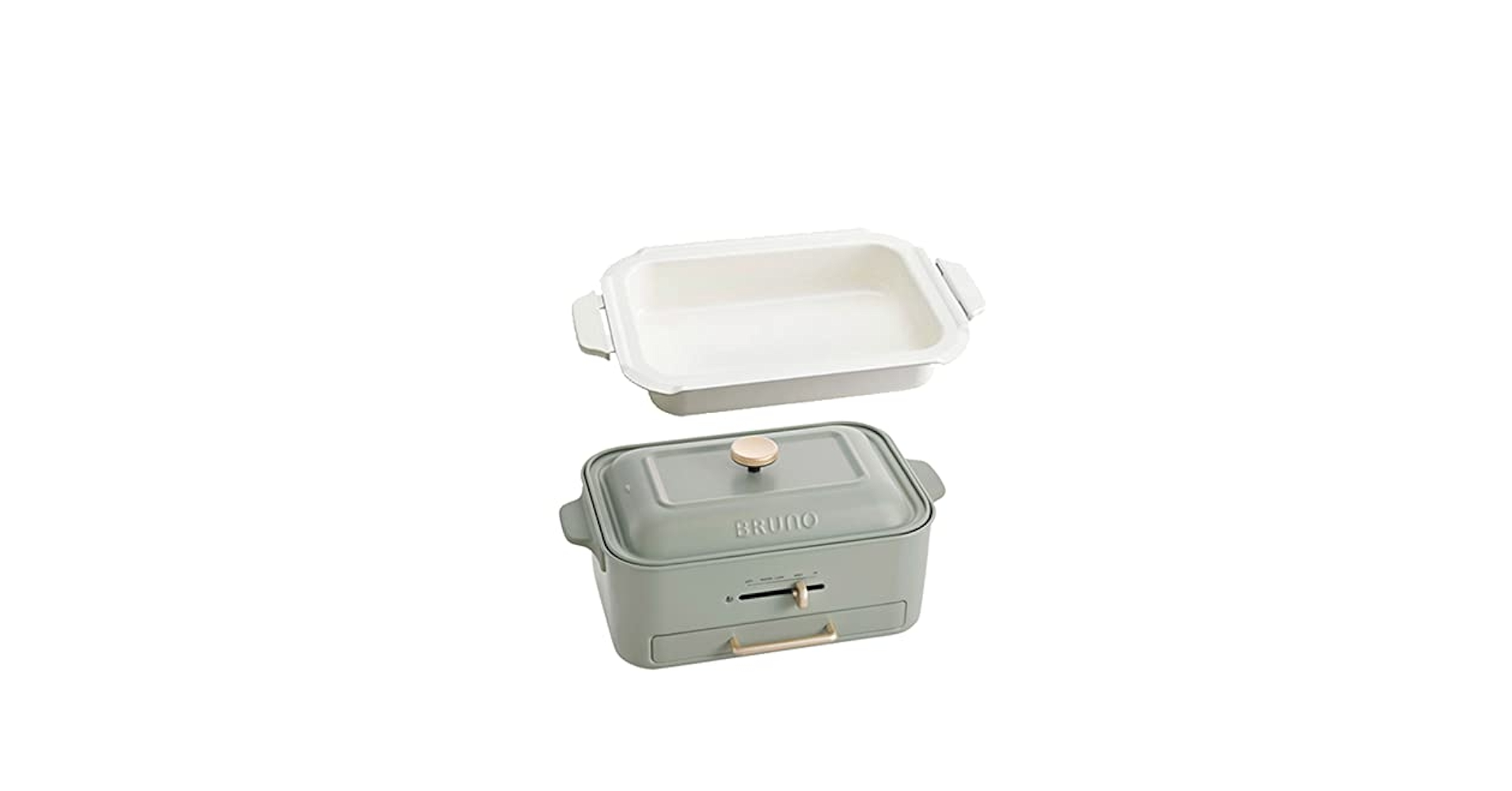 BRUNOコンパクトグリルホットプレート BOE109-GRG セラミックコート Amazon | BRUNO ブルーノ コンパクトグリルホットプレート