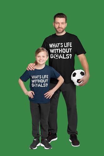 What's Life Without Goals Soccer Futbol Youth-Sized Hoodie, Soft Fleece, Comfortable Fit, Trendy Graphic Design3