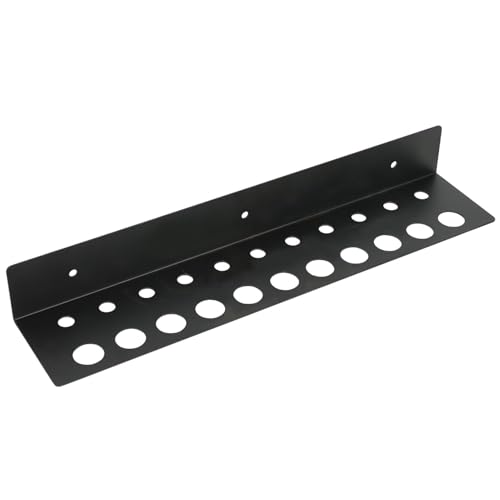Soporte para destornilladores - organizador de destornilladores, colgador de herramientas de metal para montaje en pared, estante organizador de montaje en pared duradero