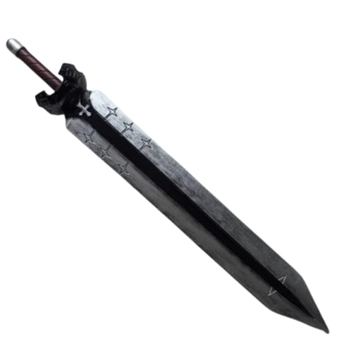damdos Halloween Prop 40 Black-Asta Sword Clover Cosplay Props,The Black Swords Clover Cosplay Weapon Birthdays Gifts