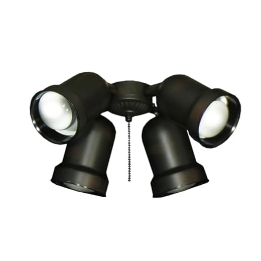 Bala Ceiling Fan Light 4-Spotlight