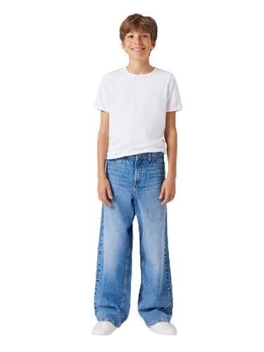 TWO SOON Jungen Baggy Jeans Loose Fit Weite Denim Hose aus 100% Baumwolle Relaxed Fit Kinderhose