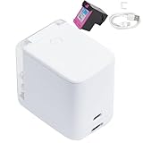 【Impresión a color】Esta es la impresora de conveniencia a color más pequeña disponible, ya que otras impresoras de conveniencia se limitan a la impresión en blanco y negro. Utiliza tecnología de inyección de tinta térmica de tres colores para proporcionar una impresión a color vívida.