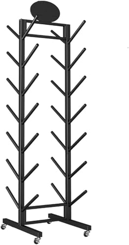 Support de stockage haut de gamme pour tapis de yoga et équipement de studio