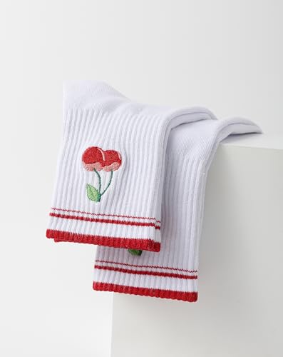 Image of Yawlsow Pilates Grip Socks for Women Yoga Grippy Socks Cute Barre Non Skid Athletic Crew Sticky Sock Workout Hospital