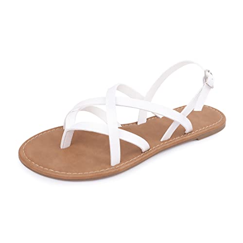 Women's Gladiator Flat Sandals Fisherman Strappy Sandals Ankle Strap Sandals